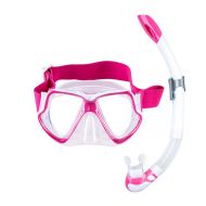 Zestaw Mares Wahoo Neon - pasek materiałowy, anti-splash - Mares zestaw Wahoo Combo Neon - różowy - mares-combo-neon-pink.jpg