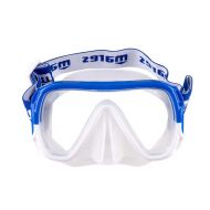 Maska nurkowa Mares Keewee z paskiem materiałowym - Mares maska Keewee niebieska -przód - mares-keewee-mask-clear-blue-maska.jpg