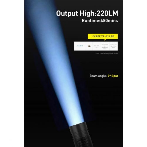 Divepro latarka D1 LED 220 lumenów ()