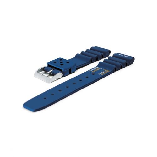 Chris Benz pasek gumowy do zegarka Deep 500 M Automatic niebieski ()