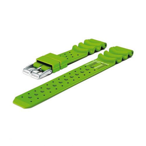 Chris Benz pasek gumowy do zegarka Depthmeter 200M, Chronograph 200M zielony ()