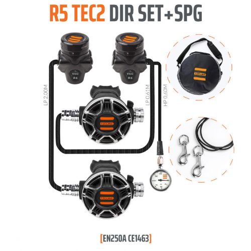 Tecline zestaw R5 TEC2 DIR Set z manometrem (T15320)