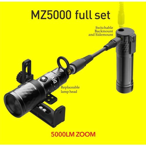 Divepro modułowa latarka MZ5000 z kanistrem ()