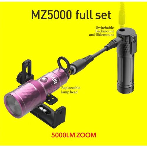 Divepro modułowa latarka MZ5000 z kanistrem ()