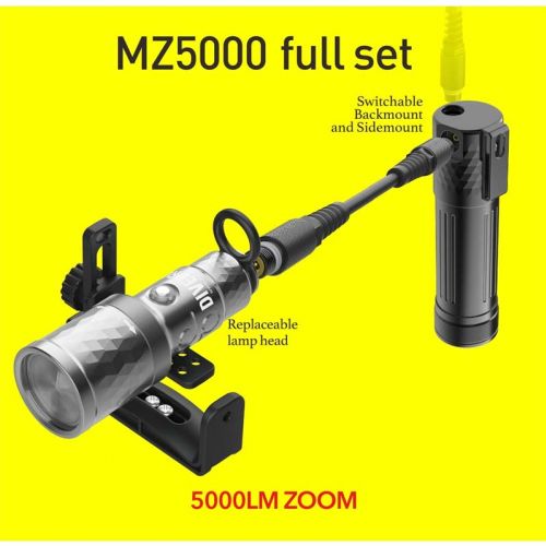 Divepro modułowa latarka MZ5000 z kanistrem ()