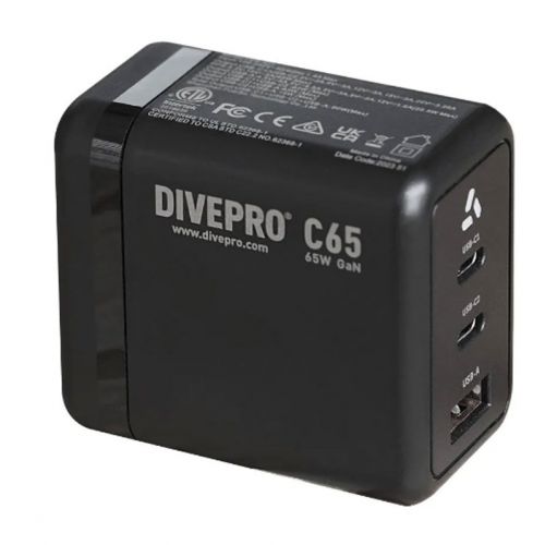 Divepro ładowarka 65W USB Charger  2*USB-C  1*USB (C02A)