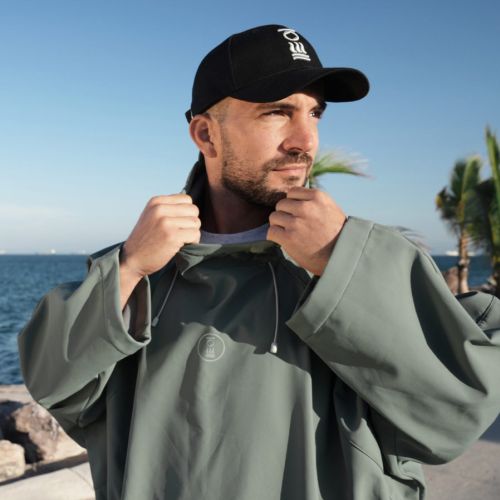 Fourth Element Storm Poncho morska zieleń ()