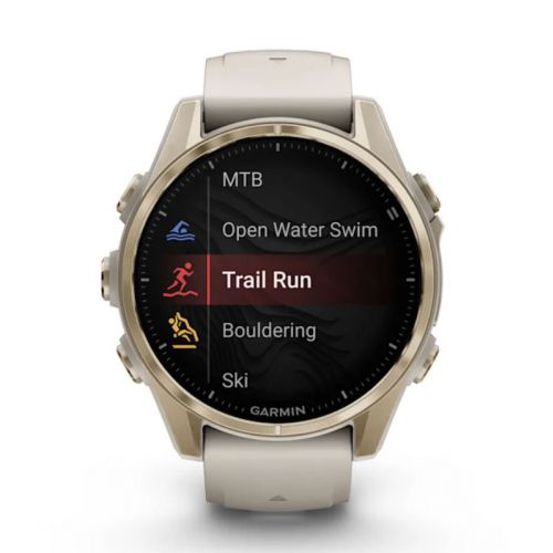 Garmin Fenix 8 Amoled 43 mm Soft Gold z piaskowym paskiem (010-02903-11)