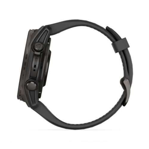  Garmin Fenix 8 Amoled 43 mm Carbon grey DLC titanium z czarnym paskiem (010-02903-21)