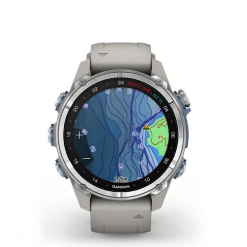 Garmin Descent Mk3 43 mm stal nierdzewna z paskiem Fog Grey (010-02753-04)