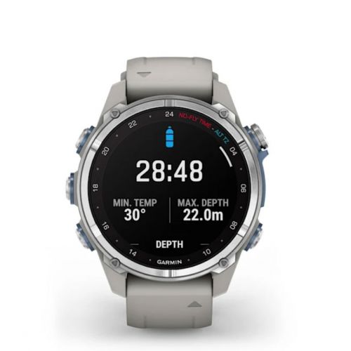 Garmin Descent Mk3 43 mm stal nierdzewna z paskiem Fog Grey (010-02753-04)