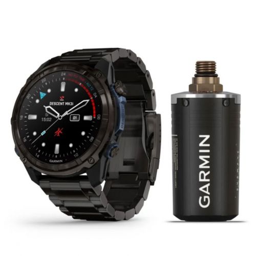 Garmin Descent Mk3i 51 mm + nadajnik T2 - tytanowa bransoleta (BNDL-DMK3i-51CGTTDT2)