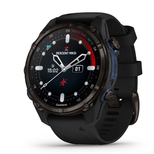 Garmin Descent MK3i 43 mm + transmiter T2 - Tytan z czarnym paskiem  (BNDL-DMK3i-43CGTDT2)