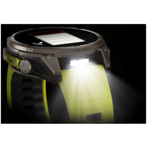 Garmin Fenix 8 Solar 47 mm tytanowy z żółtym paskiem  (010-02906-21)