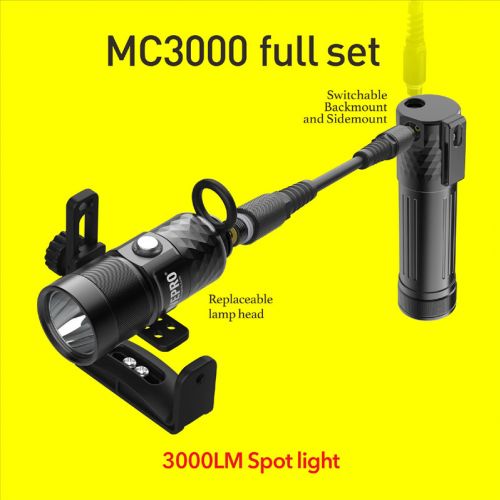 Divepro modułowa latarka MC3000 z kanistrem ()