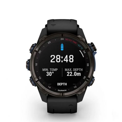 Garmin Descent MK3i 43 mm + transmiter T2 - Tytan z czarnym paskiem  (BNDL-DMK3i-43CGTDT2)