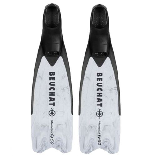 Beuchat Mundial One 50 Soft Flex – płetwy do freedivingu, snorkelingu i łowiectwa podwodnego ()
