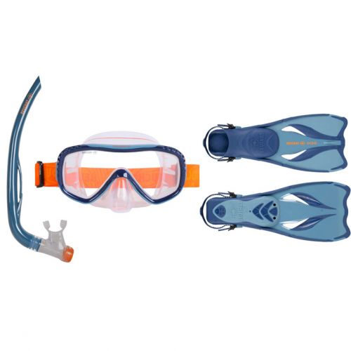 Beuchat Oceo 2 Junior – zestaw do snorkelingu dla dzieci (maska, fajka, płetwy) ()