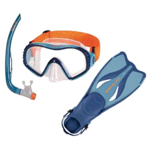 Beuchat Oceo 2 – kompletny zestaw do snorkelingu (maska, fajka, płetwy) ()