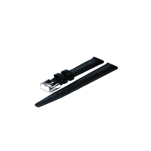 Chris Benz pasek skórzany do zegarka One Lady czarny ()